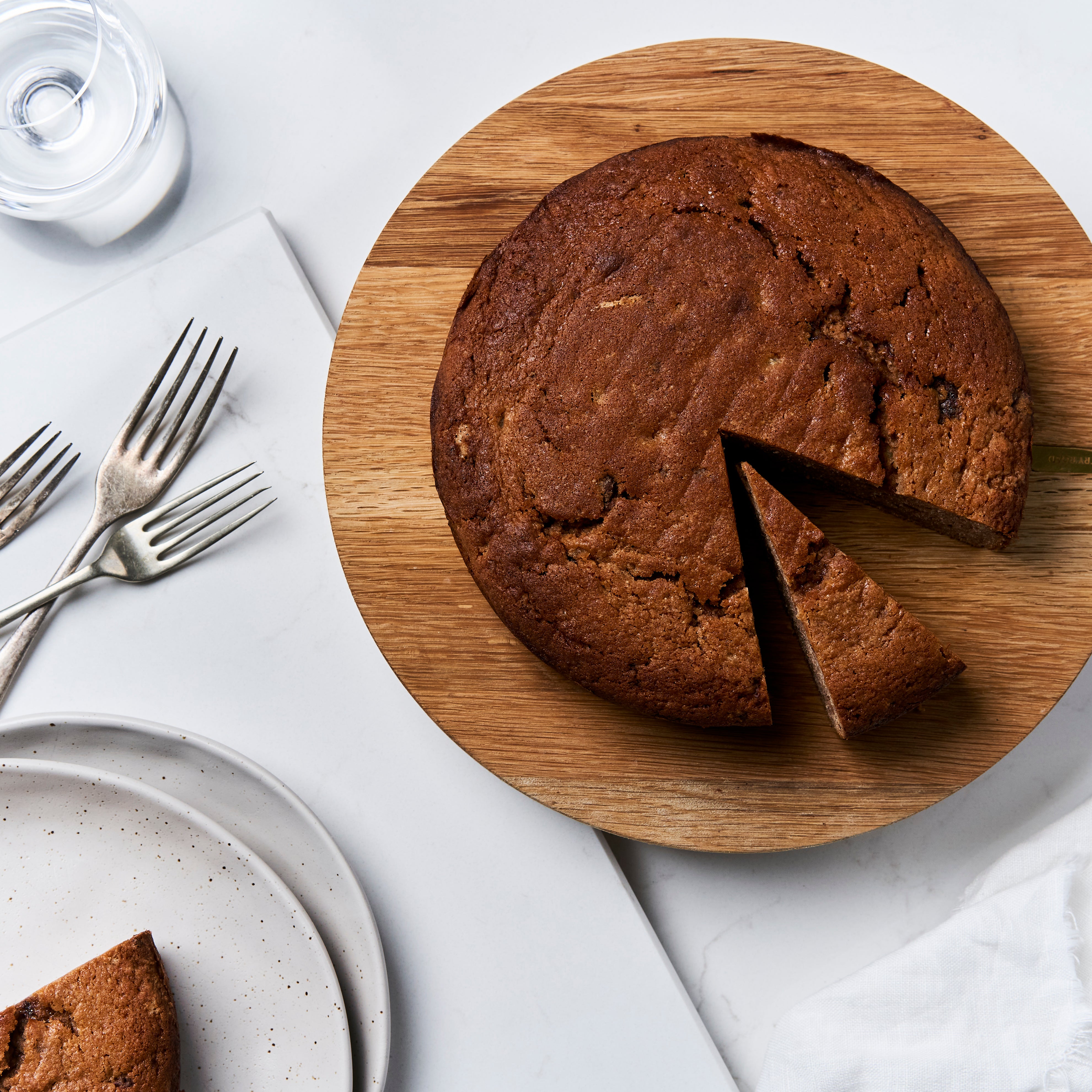 Sweet Potato Loaf Cake With Dark Chocolate Ganache Recipe | Bon Appétit